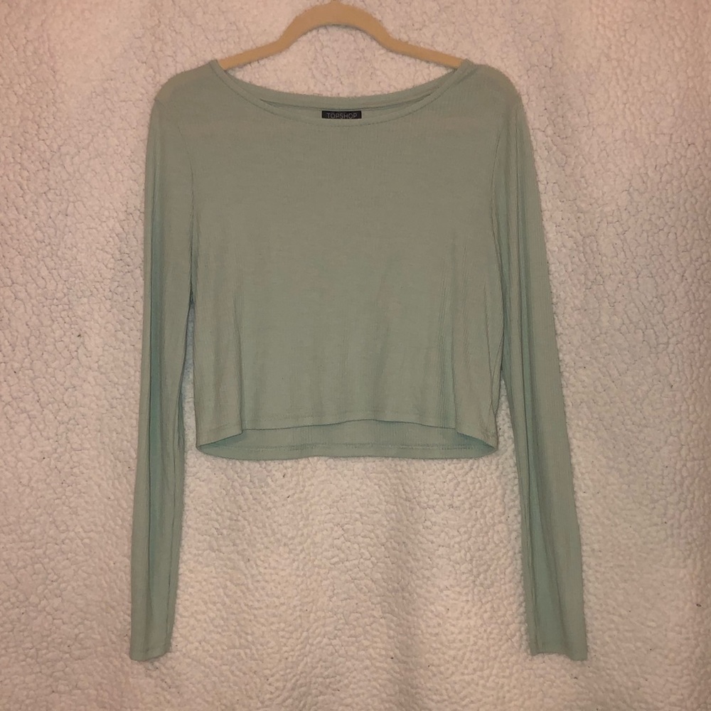 LONG SLEEVE CROP TOP